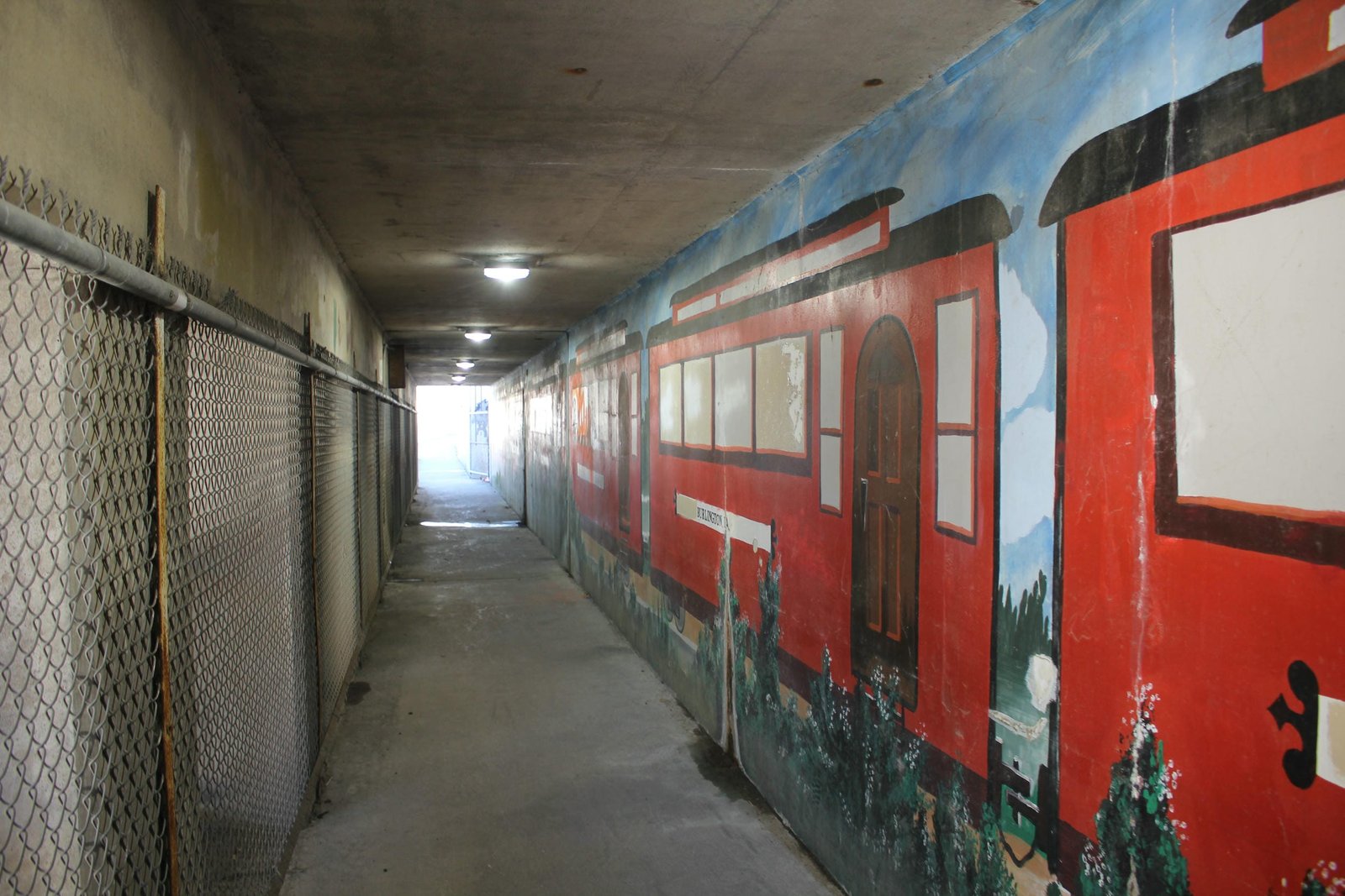 Underneath approach span